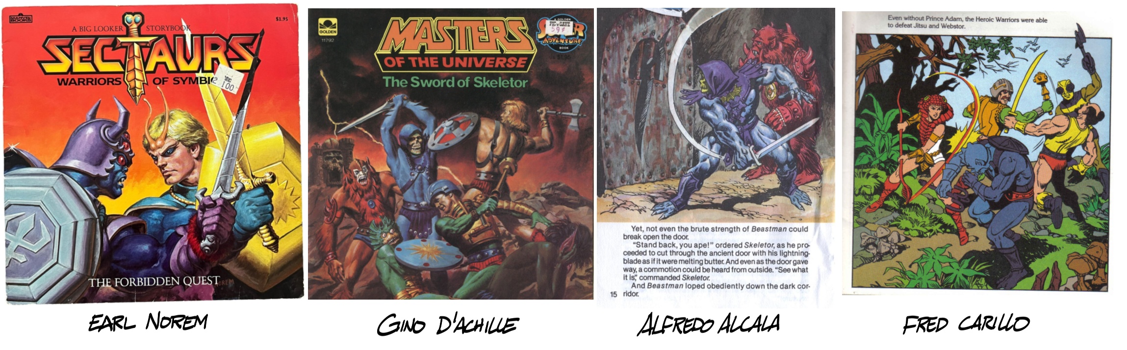 Minicomics and 8x8 paperbacks from my childhood.